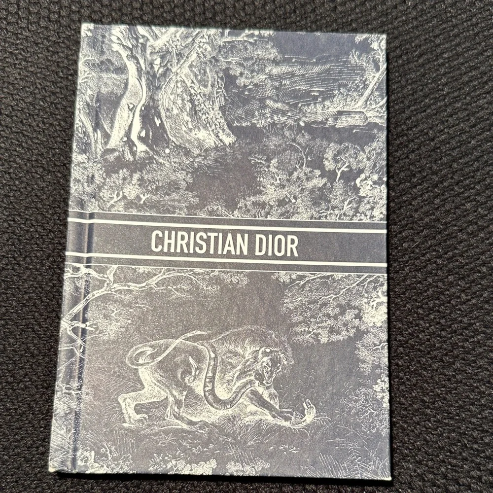 Christian Dior Notebook with Lion Design Unlined, Unused Gorgeous